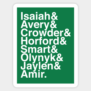 Punk Rock Celtics 16-17 List Sticker